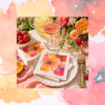 Floral Party Tableware | Plates, Napkins & Linens