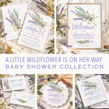 A Little Wildflower Baby Shower Collection