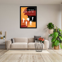 Modern and Vintage Large Framed Prints