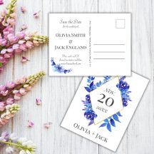 Blue Wildflowers wedding