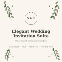 Elegant Wedding Invitation Suite