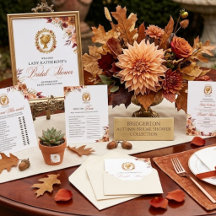 Bridgerton Autumn Bridal Shower Collection