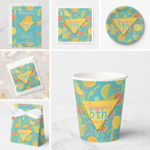 Retro Summer Citrus Fruits Birthday Party