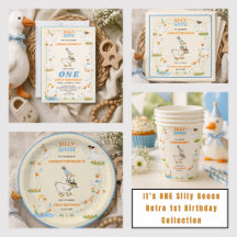 It’s ONE Silly Goose Retro 1st Birthday Collection