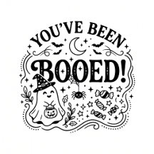 You've Been Booed Cute Ghost Halloween Gift Set