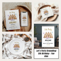 Let’s Party Groundhog 5th Birthday Party 