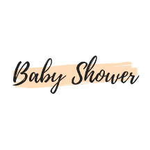 Minimal Tiny Human Shindig Funny Co-ed Baby Shower
