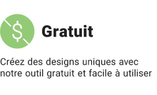 Créez des designs uniques avec notre outil gratuite et facile à utiliser
