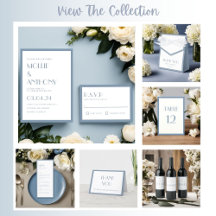 Dusty Blue Wedding