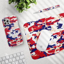 4th Of July Themed Camouflage Beige