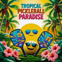 Tropical Pickleball Paradise 🌴🌺