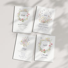 Cottagecore Wildflower Wedding Collection