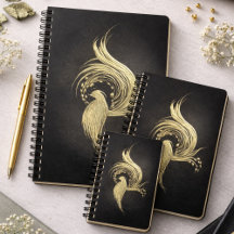 Elegant Rebirth Nature Art on Black