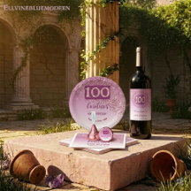 Timeless Rose Gold Glitter | 100th Birthday