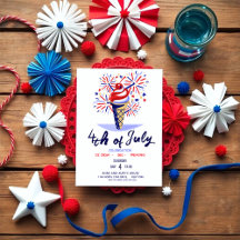 4TH OF JULY BBQ PARTY: Fireworks and Ice Cream!