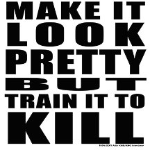 Make It Look Pretty But Train It To Kill