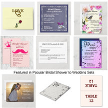 Popular Bridal Shower to Wedding Sets