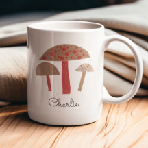 Midcentury Modern Mushrooms Stationery & Gifts