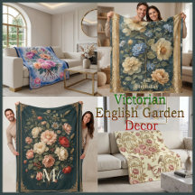 Vintage Victorian Birds & Botanical English Garden