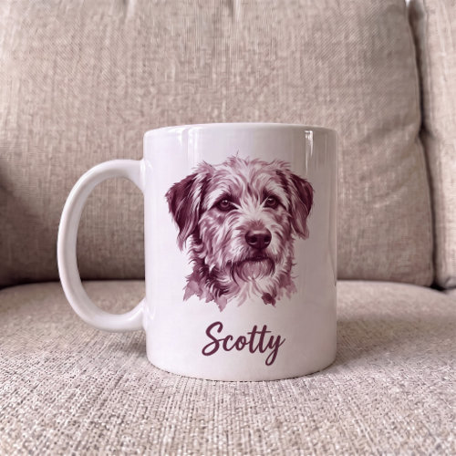 UGC Sofa: the personalized mug with Molly's portrait