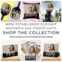 Mom Established Elegant Mother's Day Photo Gifts 