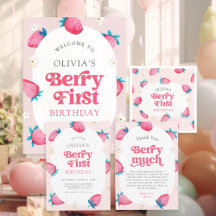 Berry First Birthday | Strawberry Birthday Party