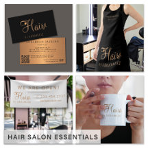 HAIR salon hairdresser name marketing materials