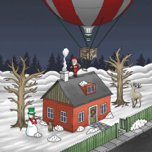Santa's Hot Air Balloon