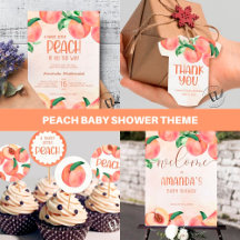 Sweet Little Peach Baby Shwer 