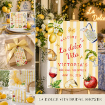 La Dolce Vita Bridal Shower