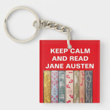 Jane Austen keychains