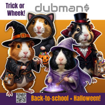 Trick or WHEEK! Guinea Pigs Do Halloween  