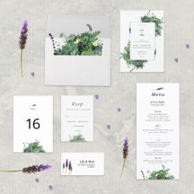 Botanical Wildflower Wedding Collection