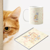 Colorful Cat & Floral Delight Collection