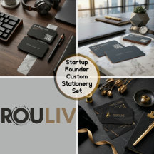 Startup Founder Custom Stationery Set