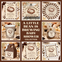 A Little Bean Is Brewing Coffee Baby Shower