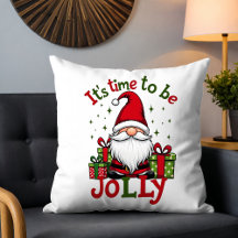 Christmas Cute Jolly Santa Personalized Name 
