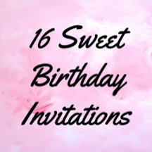 Sweet 16 Birthday Invitations