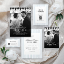 Striped Elegance Classic Wedding 