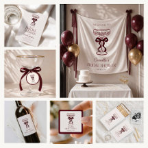 Bow & Bubbly Bridal Shower Collection