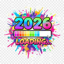 Vibrant New Year Tech Fun Decal