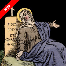 St. Sophia of Rome Grieving Her Daughters