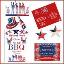 Patriotic American BBQ Party Supply 4th July Gifts