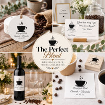The Perfect Blend Wedding Coffee Theme