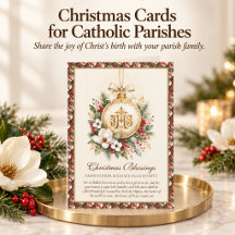 Christmas Cards for Catholic Parishes