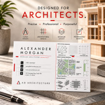 Modern Architect Business Cards