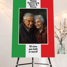 Italian and Sicilian Custom Photo Event Signs