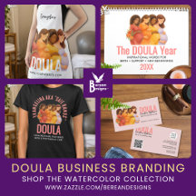 DOULA Watercolor Business Branding Gift Ideas