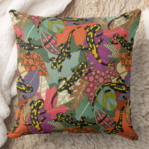 nature and animal throw pillows