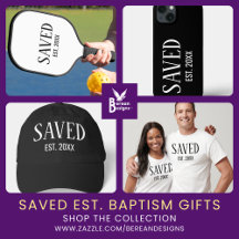 Saved Est. Christian Baptism New Believer Gifts